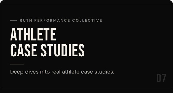 Athlete Case Studies course inside the Collective